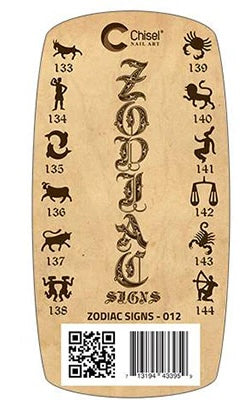 Chisel - 3D Stamping - Zodiac Signs 012