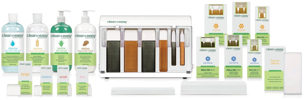 Clean + Easy Professional Basic Waxing Spa Kit
