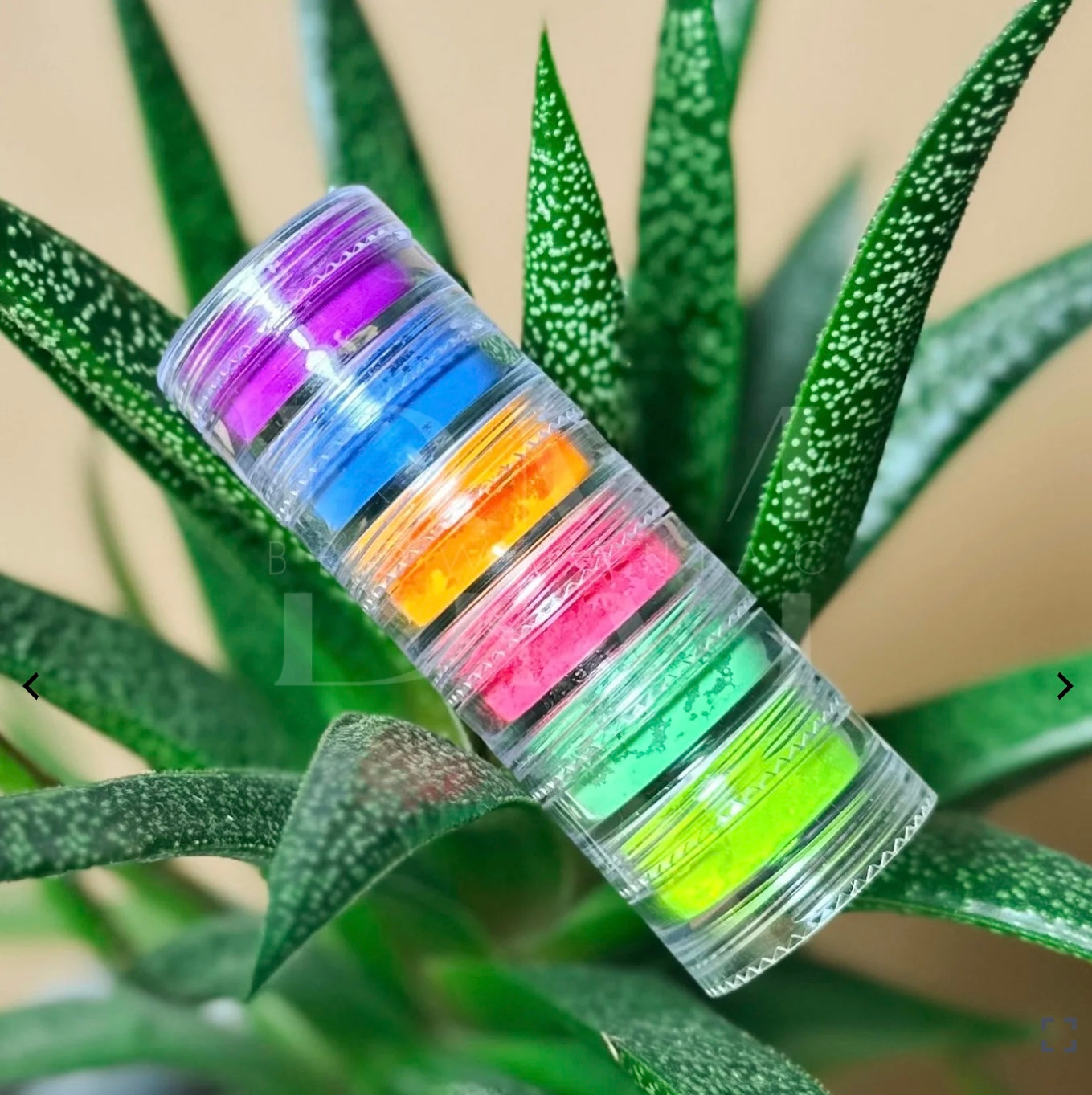 Neon Pigment Powder Fluorescent Nail Glitter Set Shinny Ombre Chrome Dust DIY Gel Polish Manicure For Nails Art Decoration