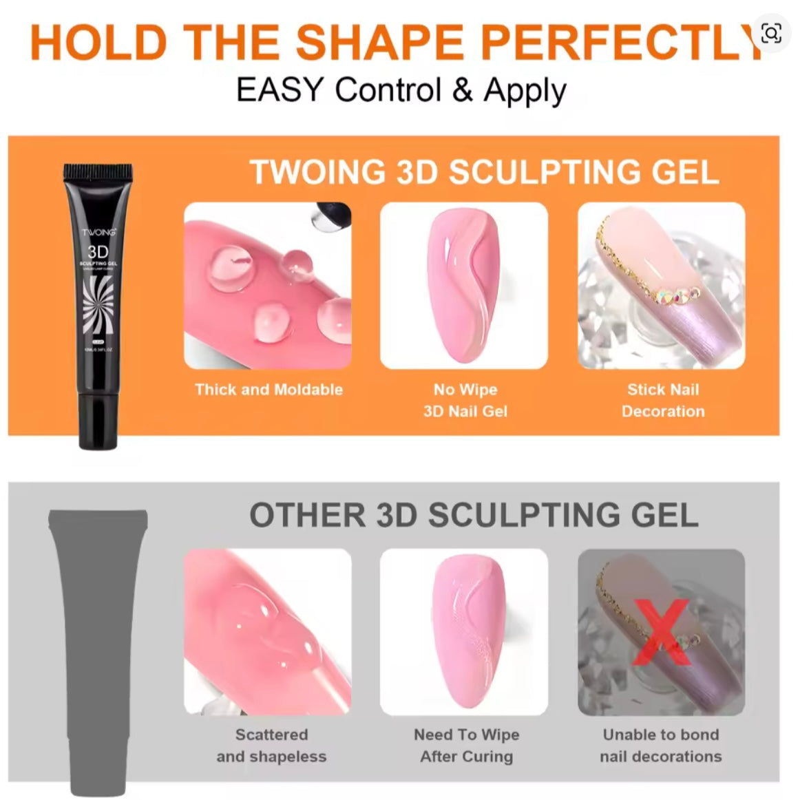 3D Nail Art Gel (10ml)