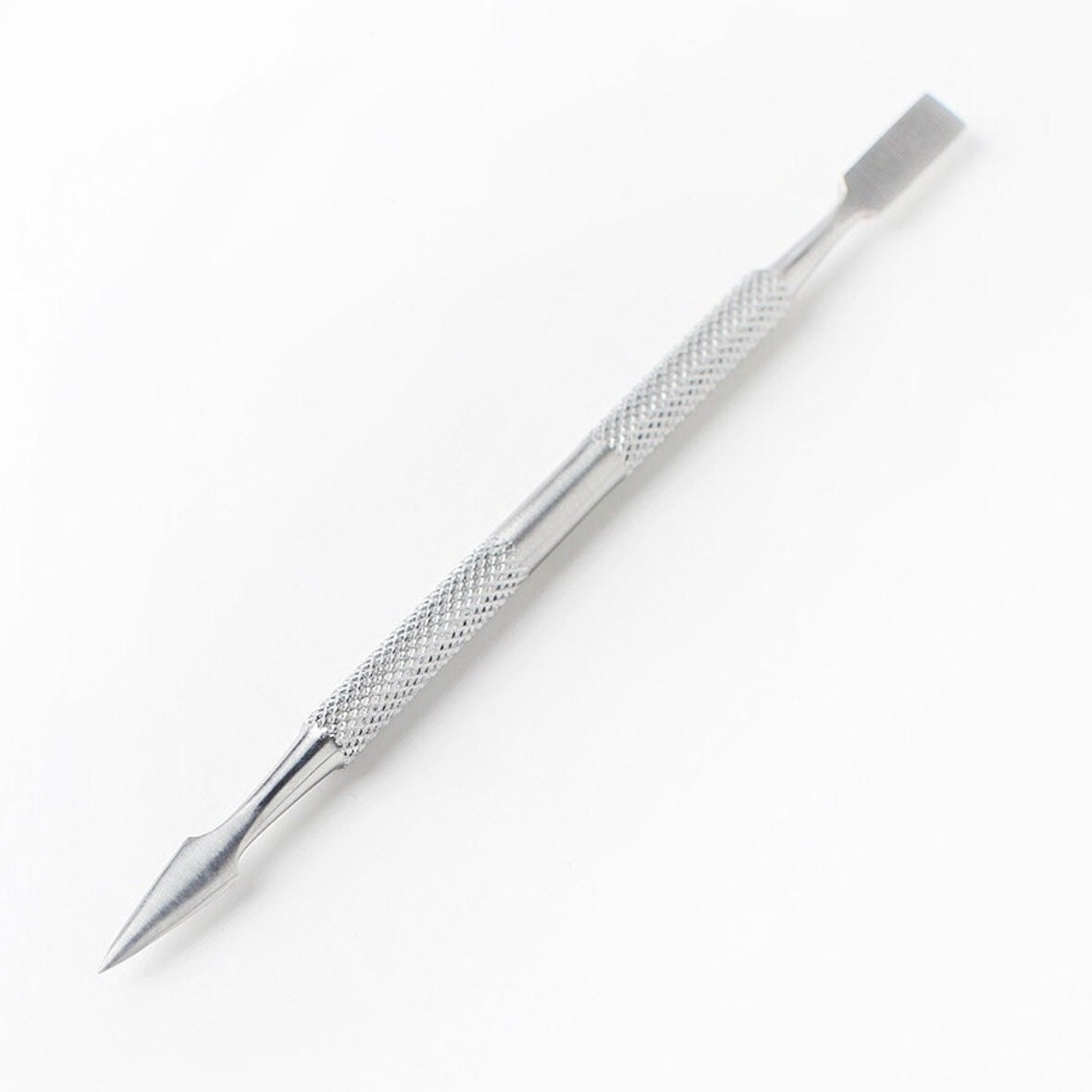 Infinity- CUTICLE PUSHER By Modern Vibe - 1PC Dual Head Cuticle Pusher, Manicure and Pedicure Tool, Surgical Stainless Steel,
