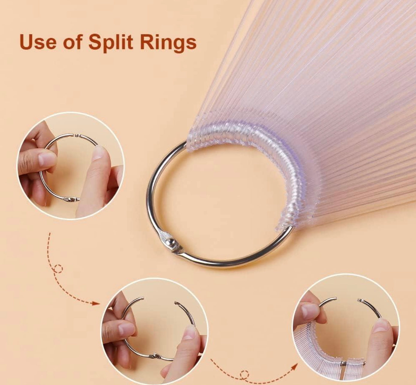 50PCS Nail Swatch Sticks Clear Fake Nail Display Sticks for Nail Polish Colour Display Clear Nail Sample Sticks Nail Art Tips Color Sticks for Nail Gel Polish Practice