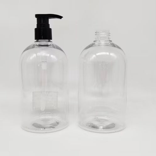 Transparent Boston Round 16oz