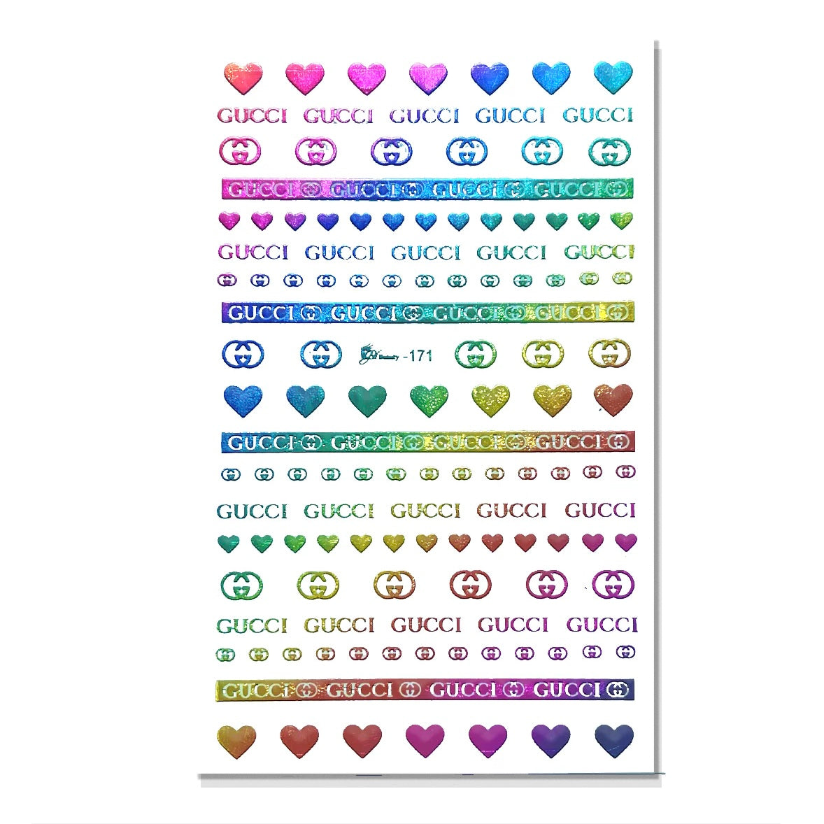 Nail Art Stickers of Gucci