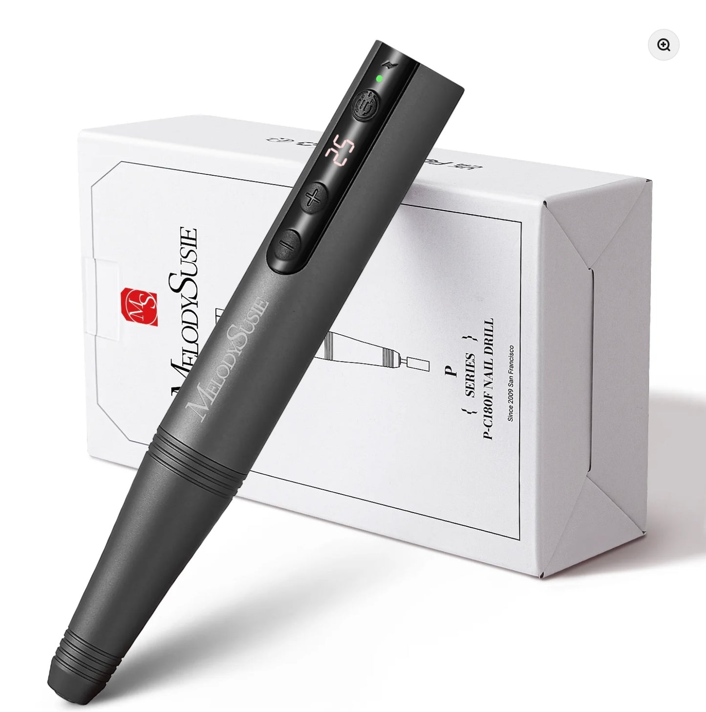 Portable Rechargeable Nail Drill 13w (Gray)