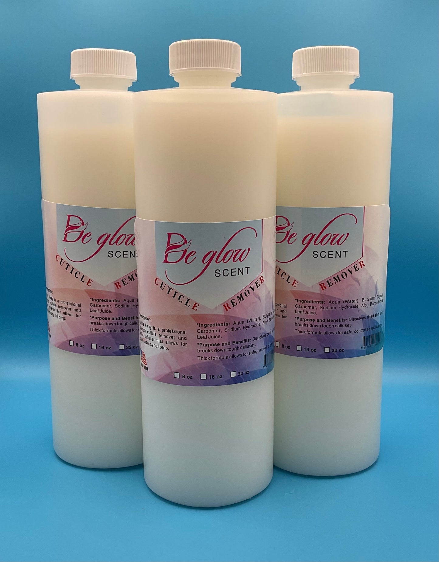 De Glow- Cuticle Removes(16oz)