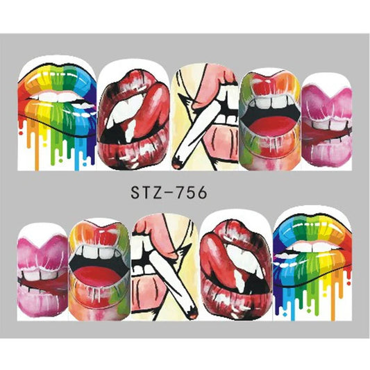 BADDIE NAIL STICKERS(STZ-756)