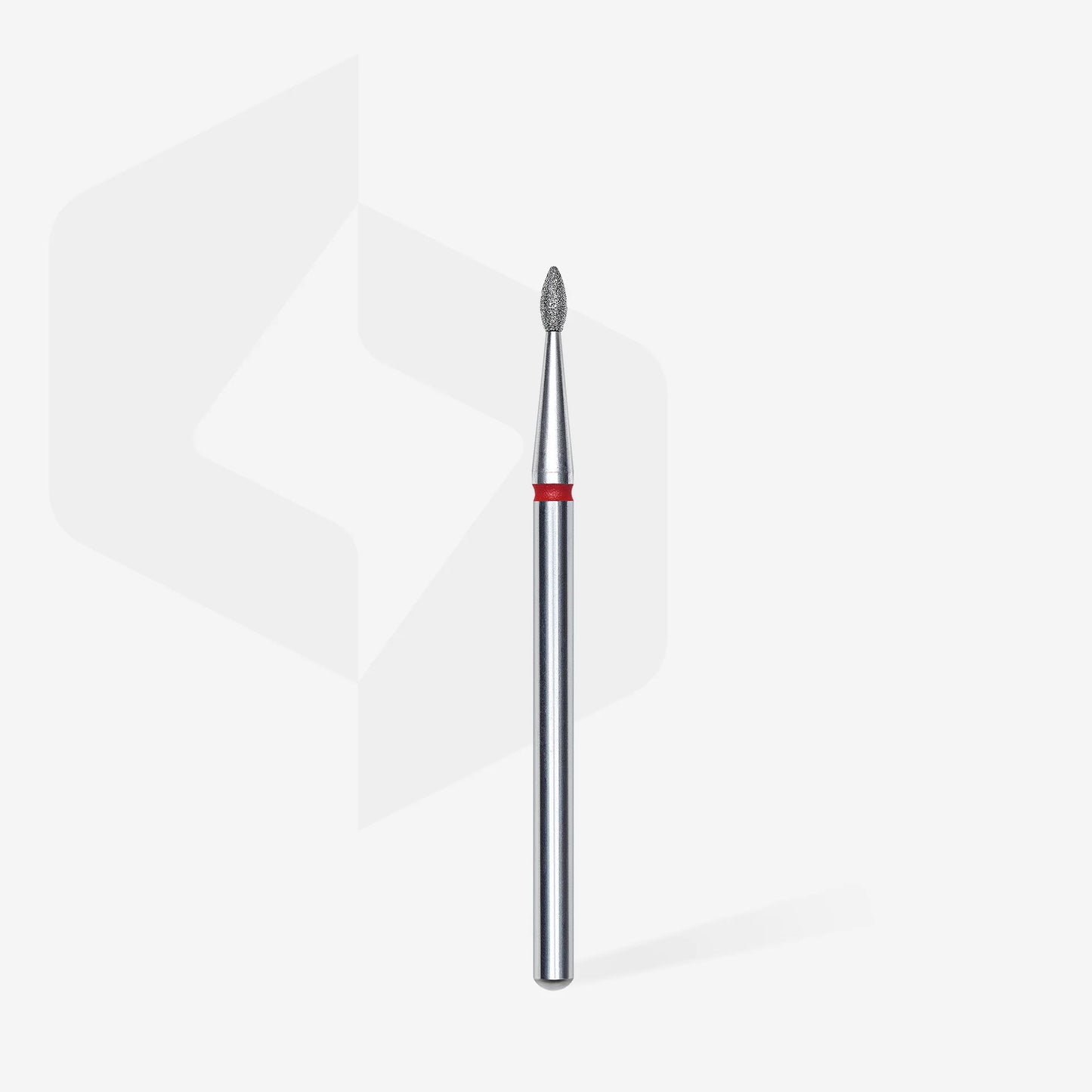 Staleks-Diamond nail drill bit drop red EXPERT head diameter 1,6 mm / working part 4 mm