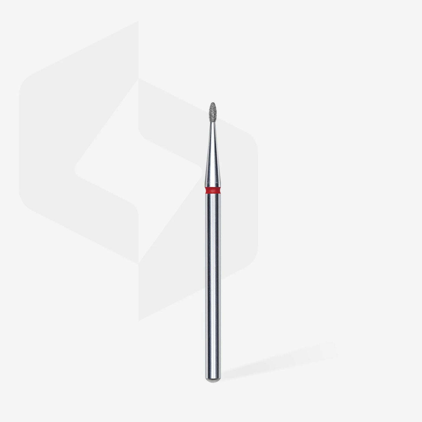 Staleks-Diamond nail drill bit rounded bud red EXPERT head diameter 1,2 mm / working part 3 mm