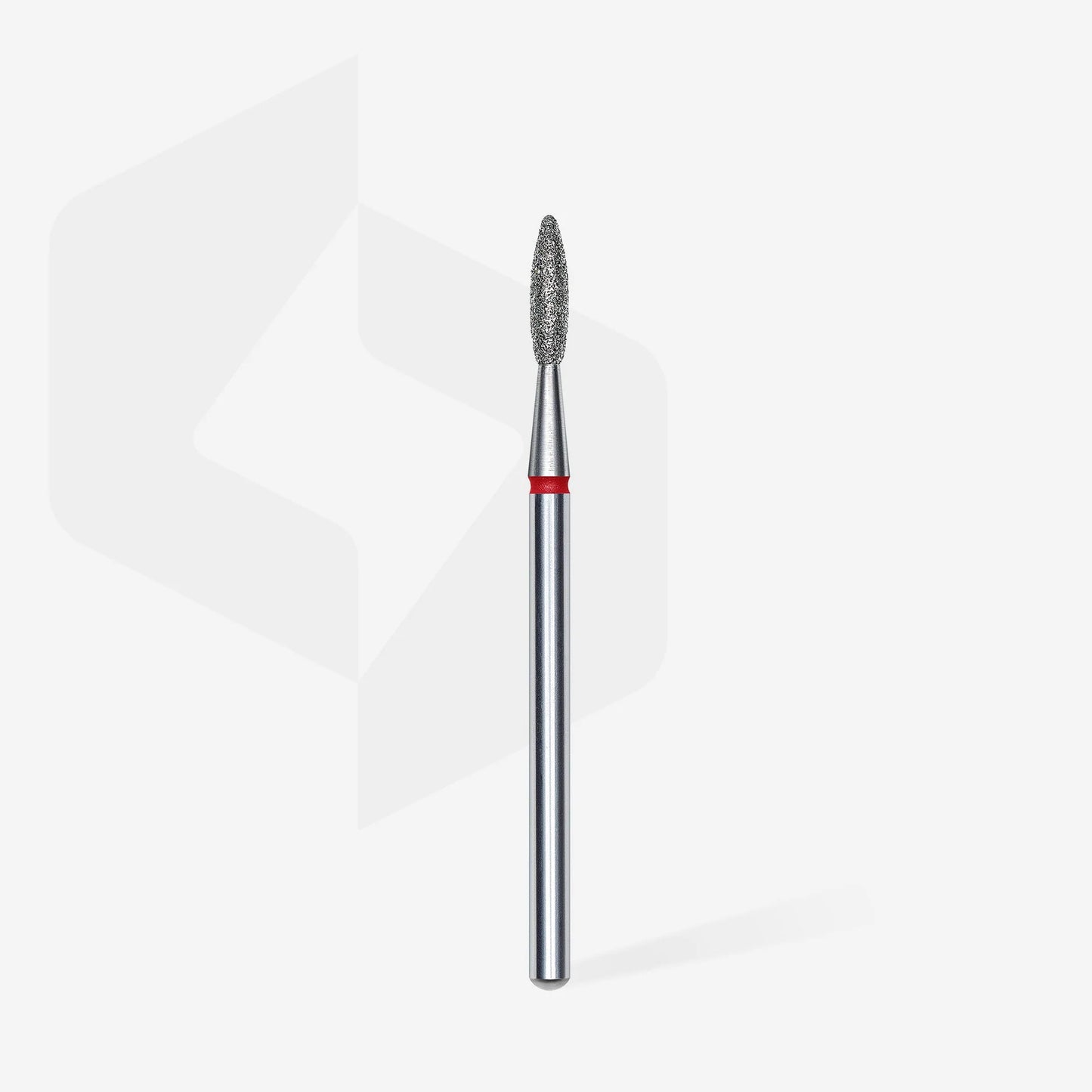 Staleks-Diamond nail drill bit flame red EXPERT head diameter 2,1 mm / working part 8 mm