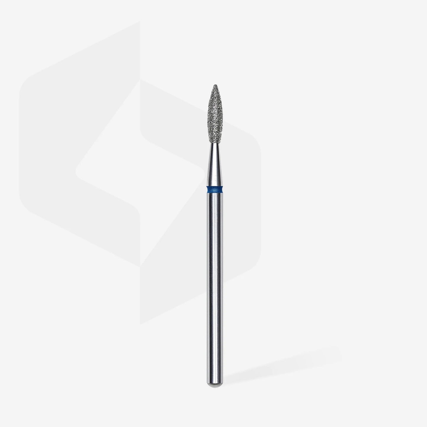 Staleks-Diamond nail drill bit pointed flame blue EXPERT head diameter 2,1 mm / working part 8 mm