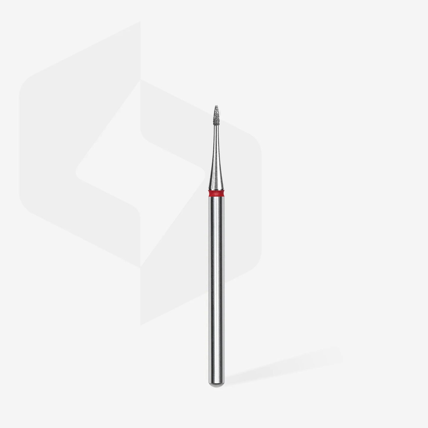 Staleks-Diamond nail drill bit flame mini red EXPERT head diameter 1 mm / working part 3 mm