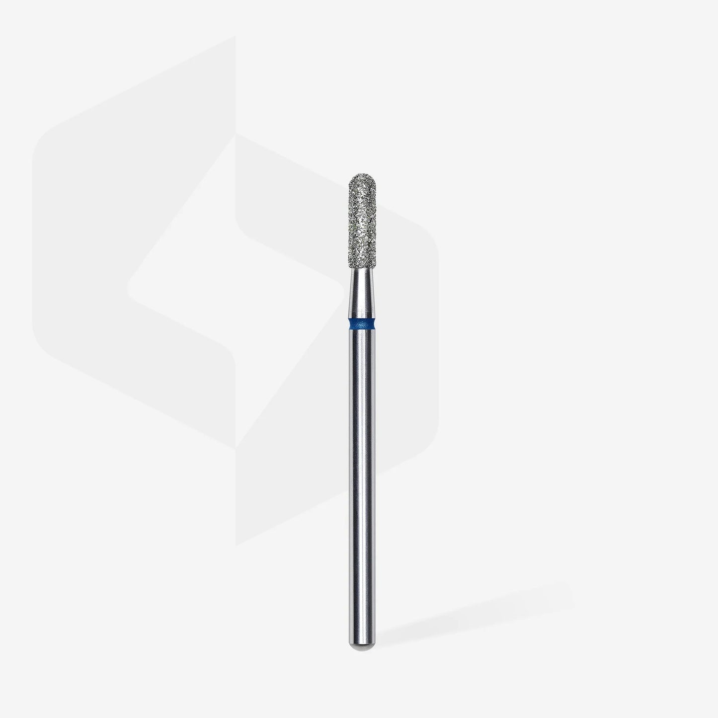 Staleks-Diamond nail drill bit rounded cylinder blue EXPERT head diameter 2,3 mm / working part 8 mm
