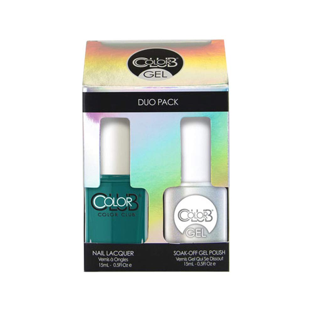 Color Club-Teal for Two Color Club Gel + Lacquer Duo-(05gel1109)