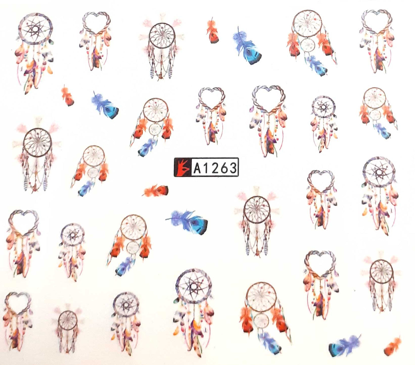 Dream Catcher Water Transfer Nail Decal-(A1263)