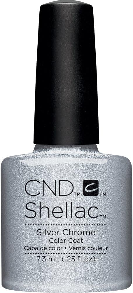 CND Shellac - Silver Chrome Gel Polish