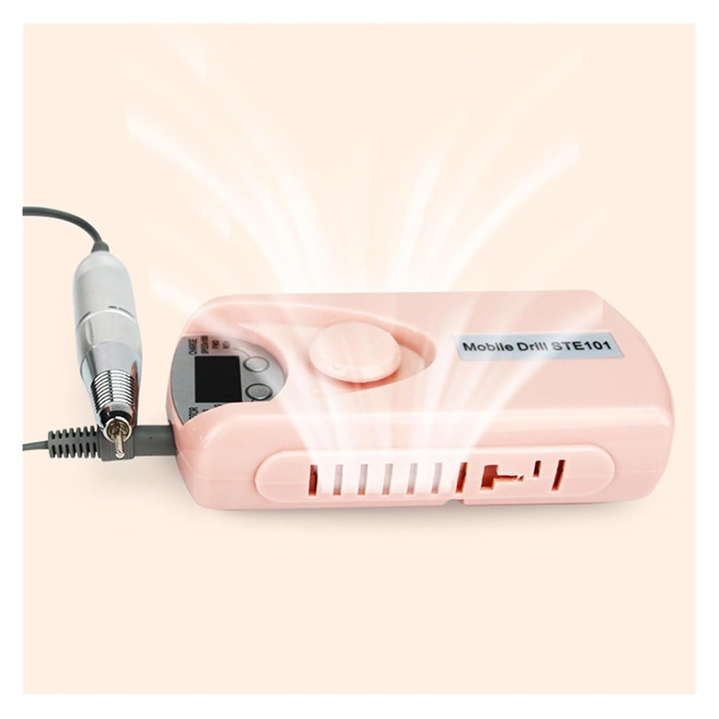 Electric Nail Drill, 30000RPM Electric Nail Drill Machine, Portable Rechargeable Pro Electric Manicure Nail File, Pro Pedicure Nail Cutter with Display Easy to Use