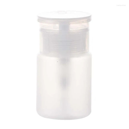 Storage Bottles 2X 70Ml Nail Art Polish Plastic Pump Dispenser Bottle