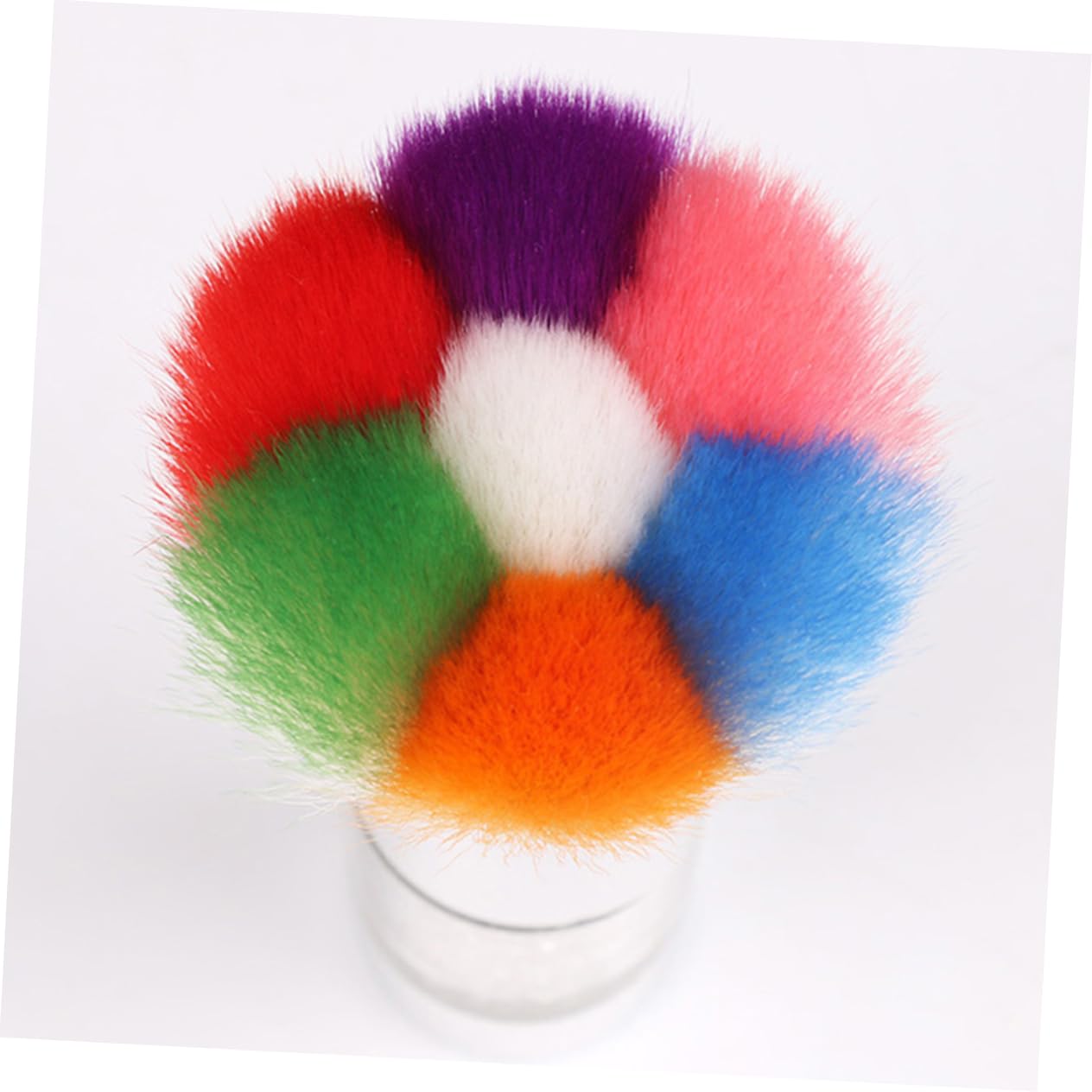 Rhinestone Nail Dust Brush Nail Brush Nail Art Dust Brush Metal Handle Easy Dust Removal for Acrylic Nails Silver