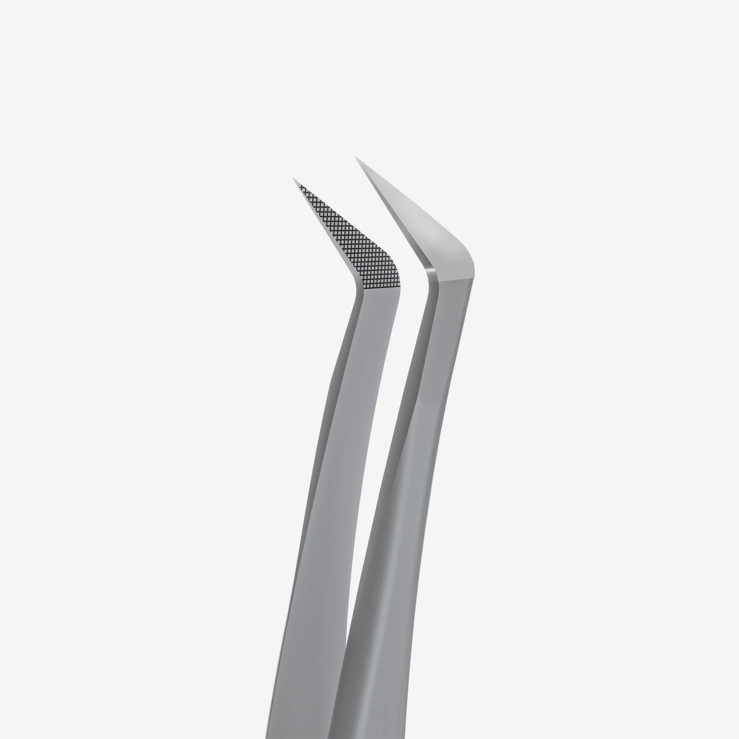 STALEKS EXPERT - 44 TYPE 12 Professional lash tweezers with fiber tips, L-shaped, 65'