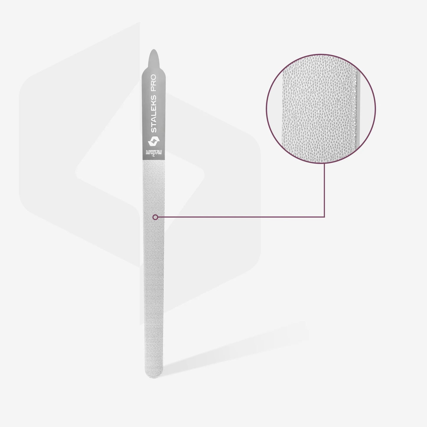 STALEKS - EXPERT 11 Laser nail file, 155 mm (straight with handle)