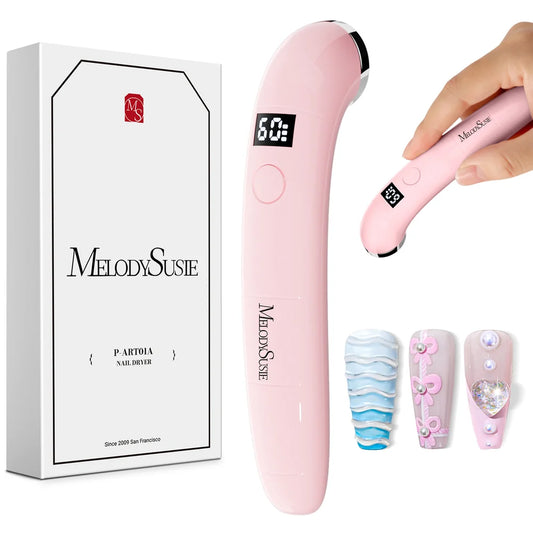 Melody Susie - Rechargeable LED/UV Nail Lamp - Pink (P-ART01A)