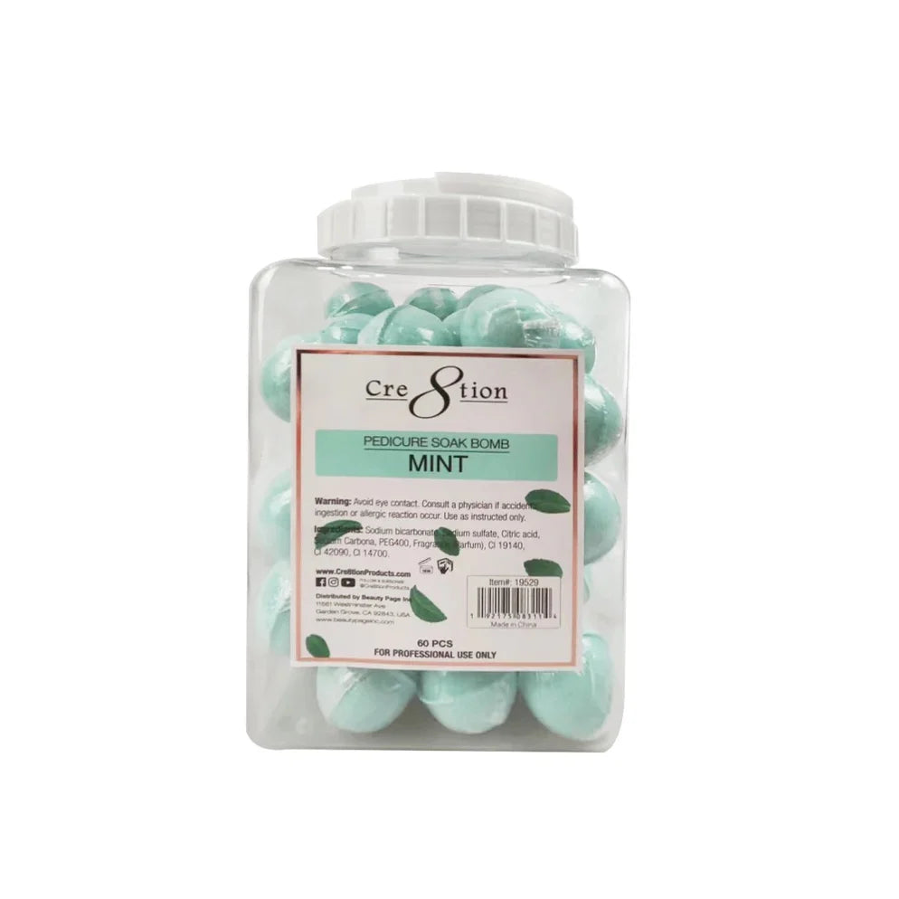 Cre8tion - Pedicure Soak Bombs - Mint (1pcs)