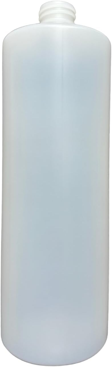 Plastic Squeeze Bottles 32-Ounce with Caps