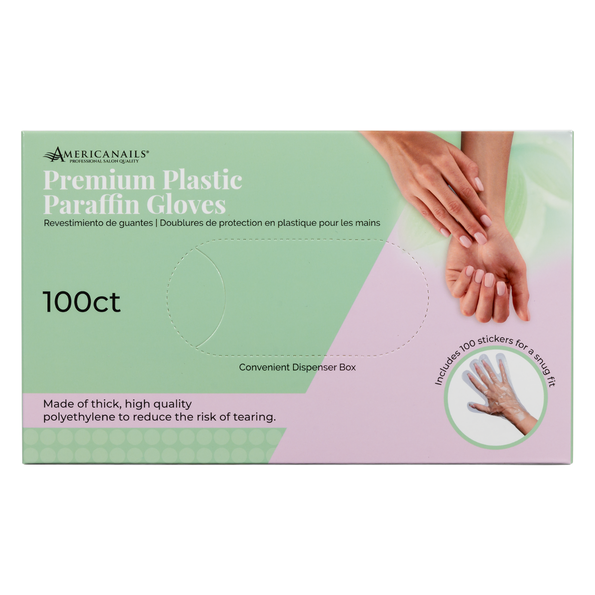 Premium Plastic Paraffin Gloves 100ct