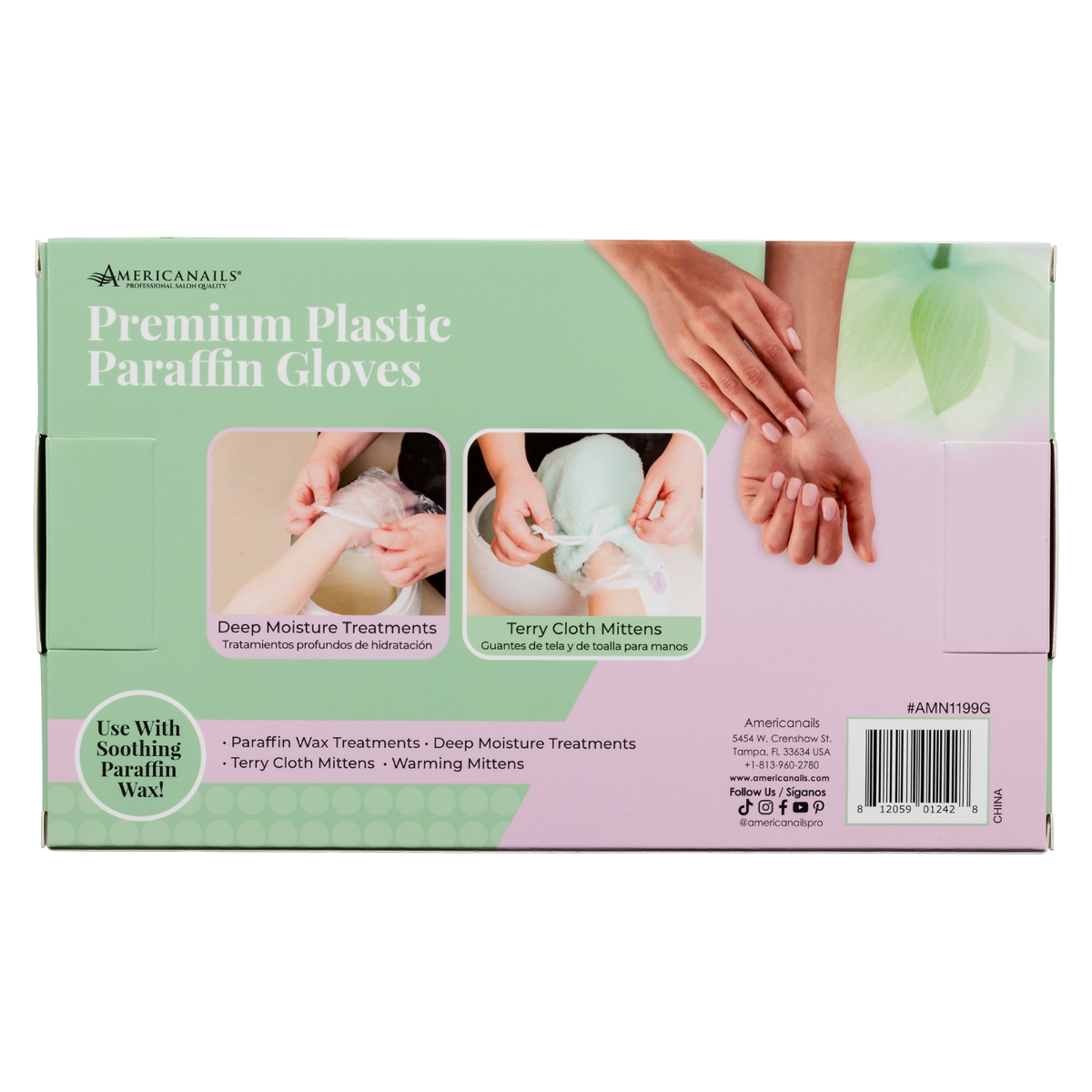 Premium Plastic Paraffin Gloves 100ct