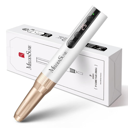 MelodySusie - Rechargeable Cordless Electric Nail Drill (Gold)