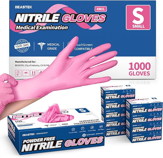 Box of Nitrile (Black) or (Pink)