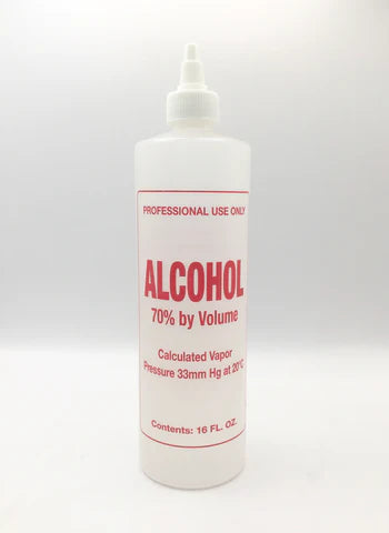 Empty 70% Alcohol 16oz