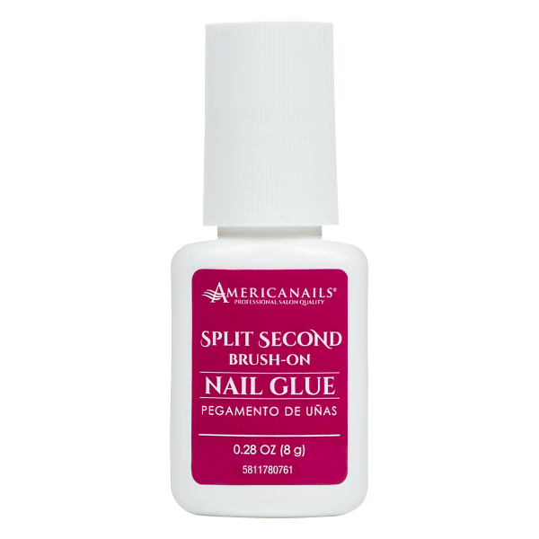 American nails-Split Second Brush-On Nail Glue 8gm