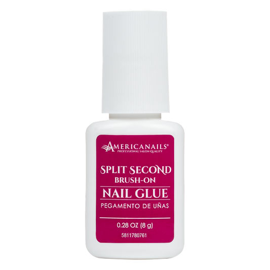 American nails-Split Second Brush-On Nail Glue 8gm