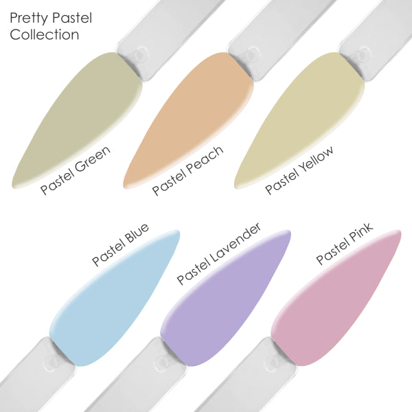 Colored Acrylic Powders | Pretty Pastel Collection Kit