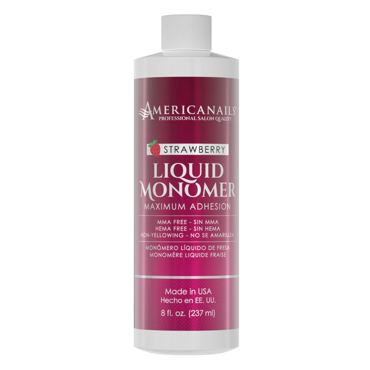 Americanails Strawberry Liquid Monomer 8oz