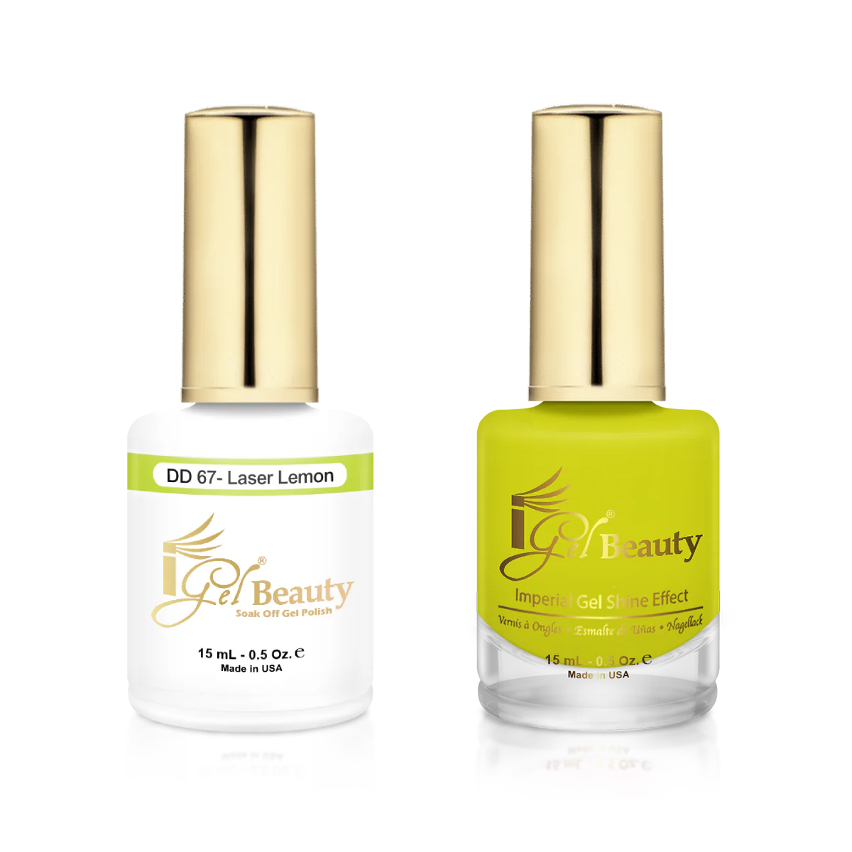 I Gel- Dip & Dap Duo - DD067 Laser Lemon