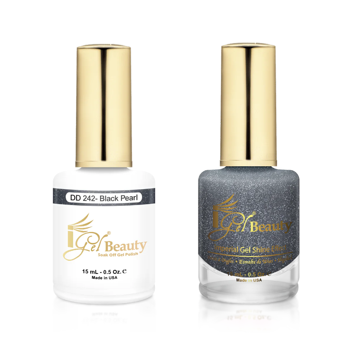 I Gel- Dip & Dap Duo - DD242 Black Pearl