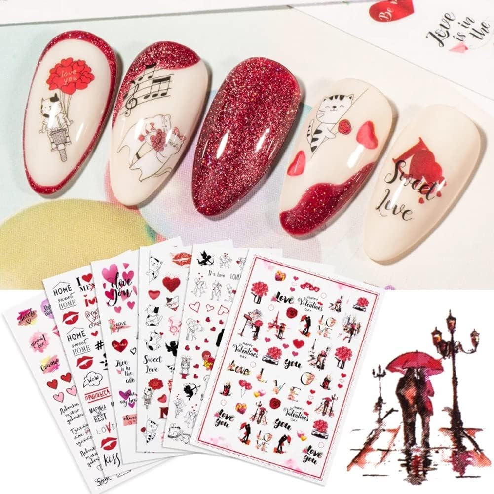 Lips Love Rose Kiss Angel Letter Heart (B-034)