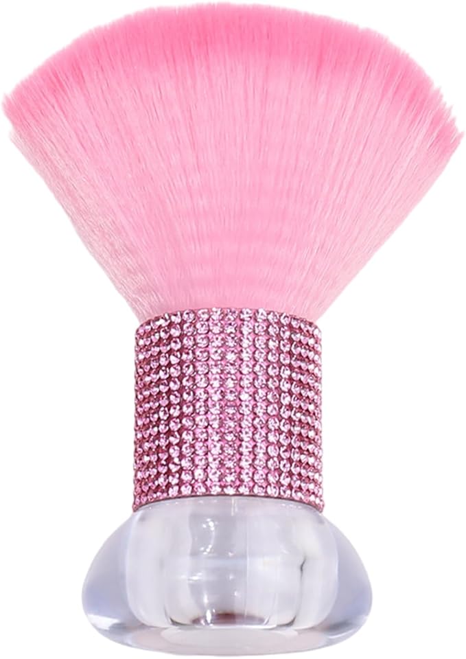 Multifunctional Nails Cleaning Brush With Soft Bristles Loose Powder Brush For Professional And Home Manicure Use