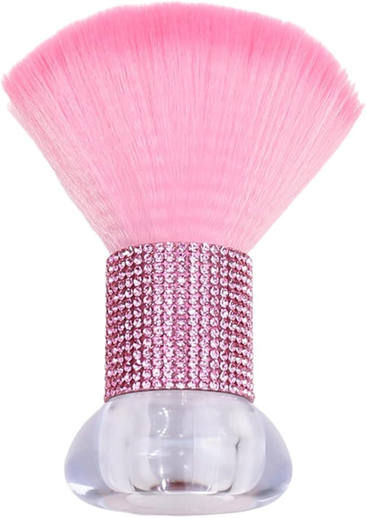 Multifunctional Nails Cleaning Brush With Soft Bristles Loose Powder Brush For Professional And Home Manicure Use