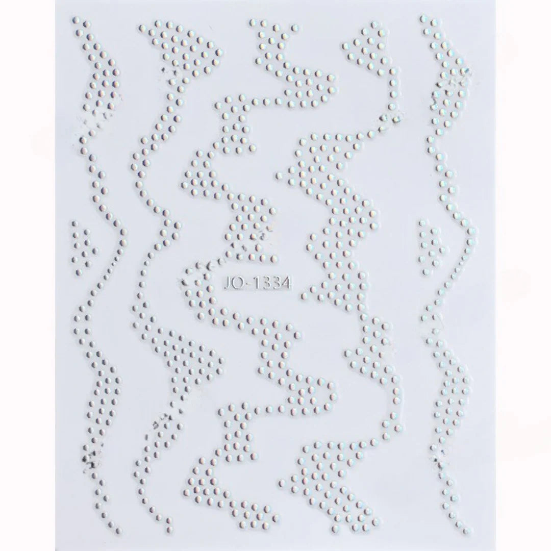 Aurora Holo Dots- Gold-(1334)-color-Gold,Rainbow, Silver
