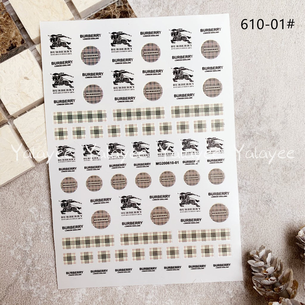 Burberry / Stickers / Multi Colors - (085)