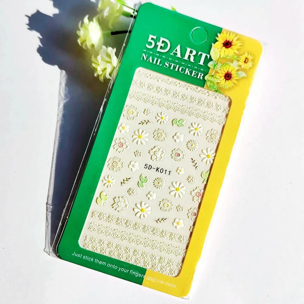 Flowers Plants and Vines and Lace Trimming(5D-K011)