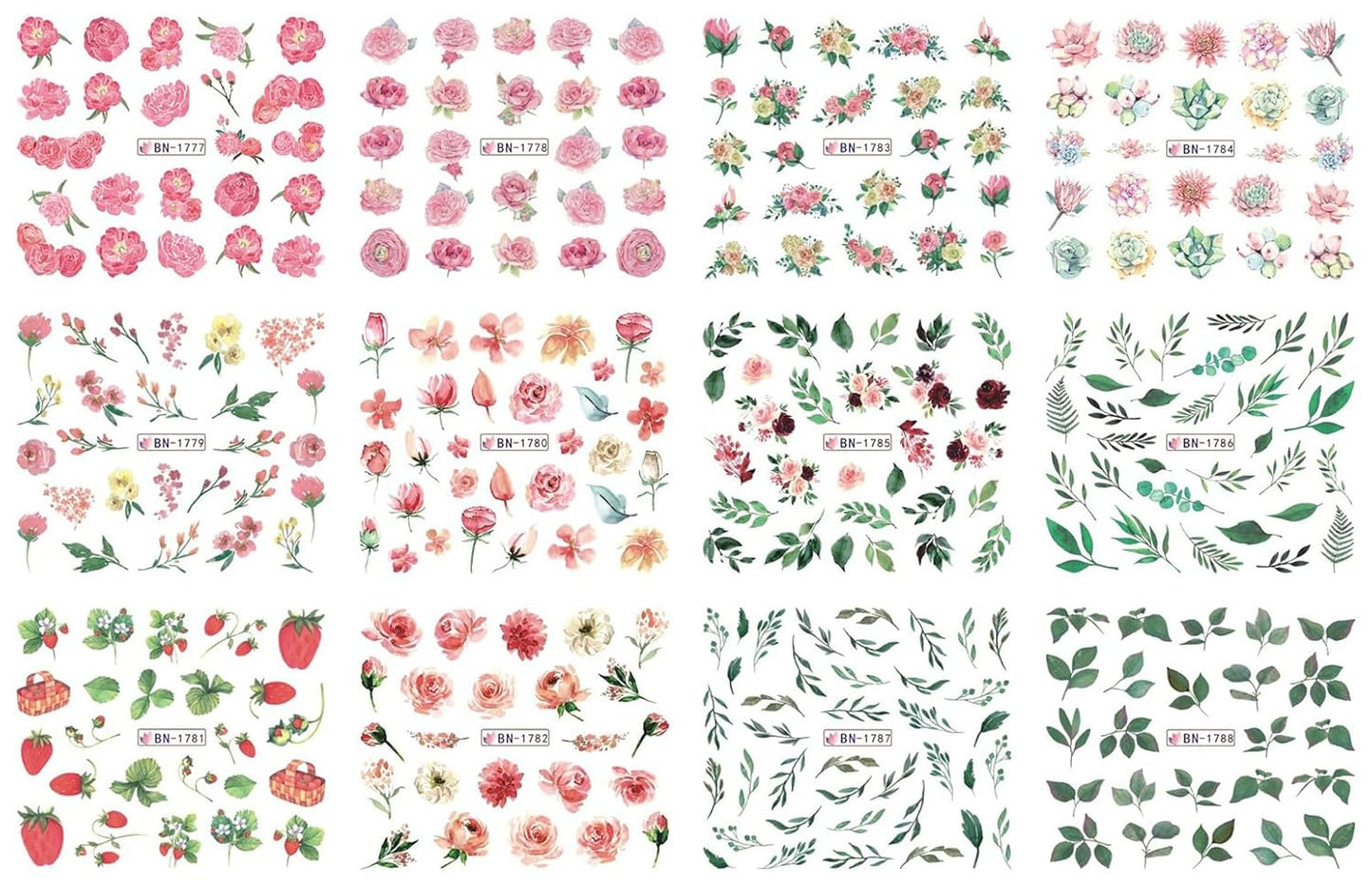 Nail Sticker, Practical Nail Decal Convenient Long Lasting for Natural Nail for Home for Nail Salon for Artificial Nail