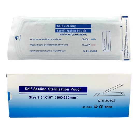 Self Seal Sterilization Pouch(200pcs/box) 3.5" x 10" Bag