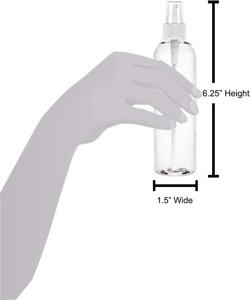 Spray Bottles Fine Mist Empty (4oz)