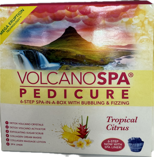 VOLCANO SPA - PEDICURE 6-STEP - Tropical Citrus
