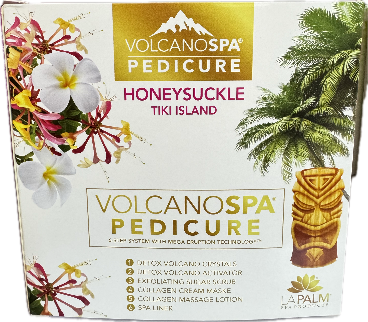 VOLCANO SPA - PEDICURE 6-STEP - HONEYSUCKLE TIKI ISLAND